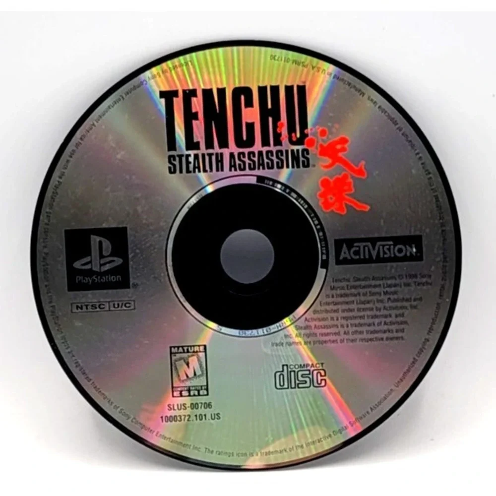Tenchu: Stealth Assassins PS1 Disc‎ Only ACTIVISION